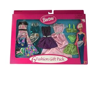 Vintage 1998 Mattel Barbie‎ 6 Fashion Gift Pack #68073-72 NIB NOS - RARE!